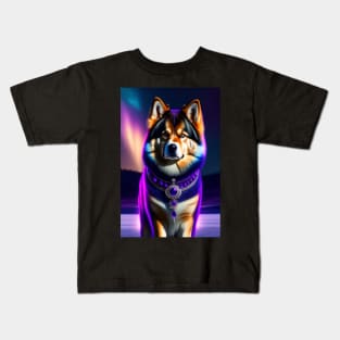 Discover the beauty of Finnish Lapphund in art form Kids T-Shirt